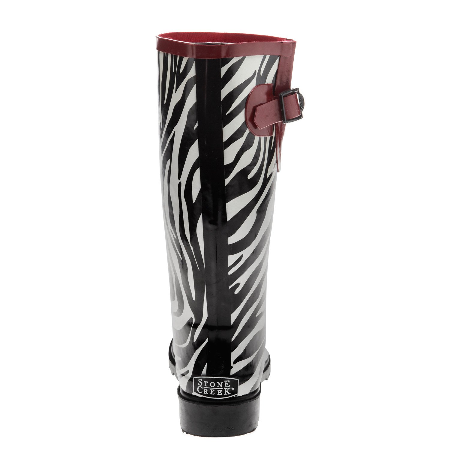 Stone Creek™ Women's Zebra Print II Rubber Boots thumbnail