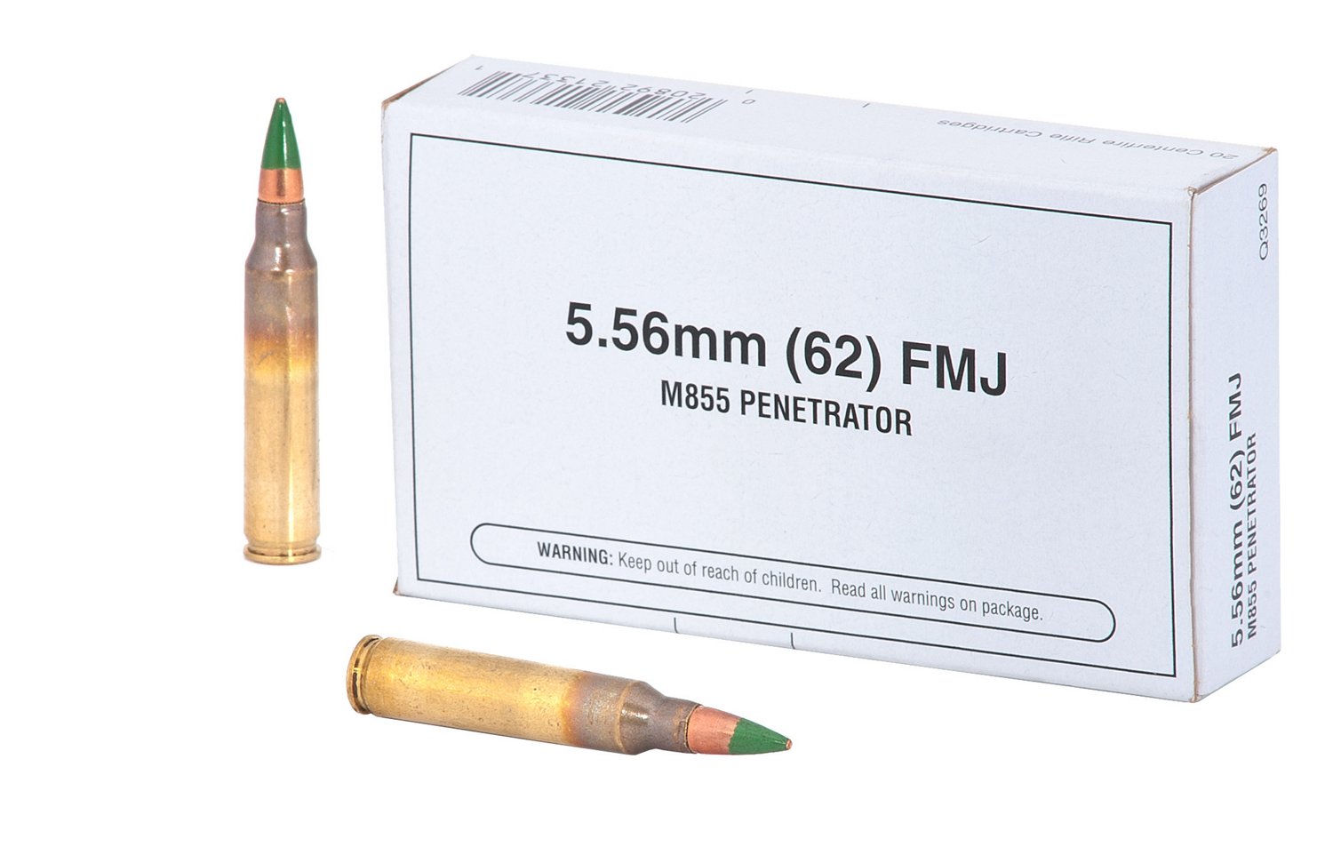 Winchester Penetrator 5.56mm 62-Grain Centerfire Rifle Ammunition