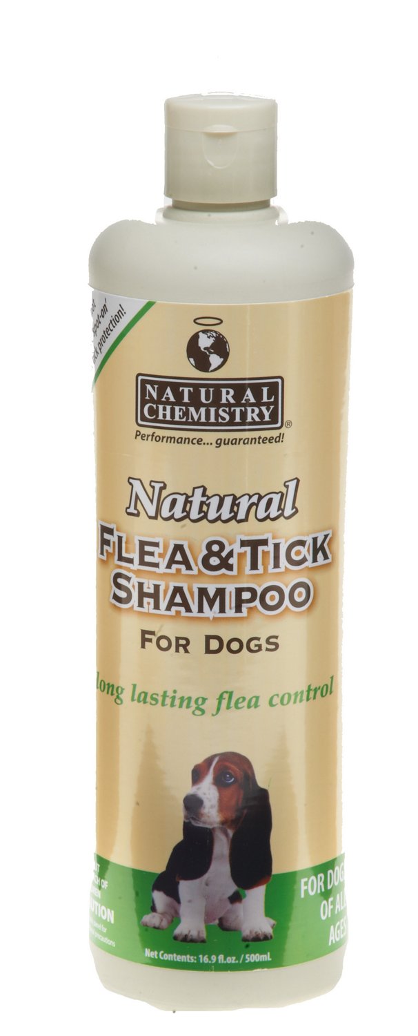 Natural Chemistry 16 oz. Natural Flea and Tick Dog Shampoo