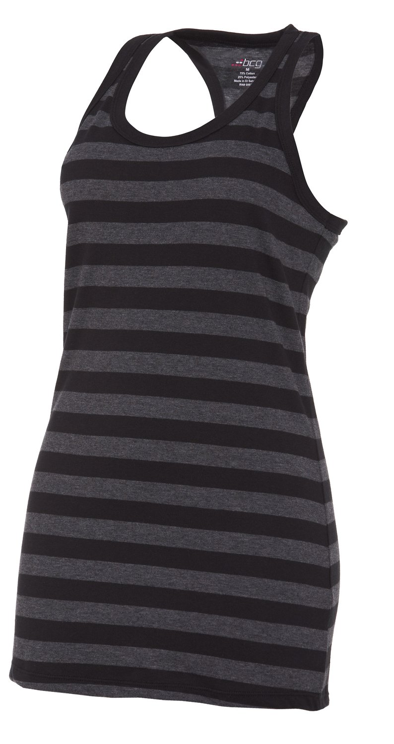 BCG Women's Stripe Racerback Tank Top