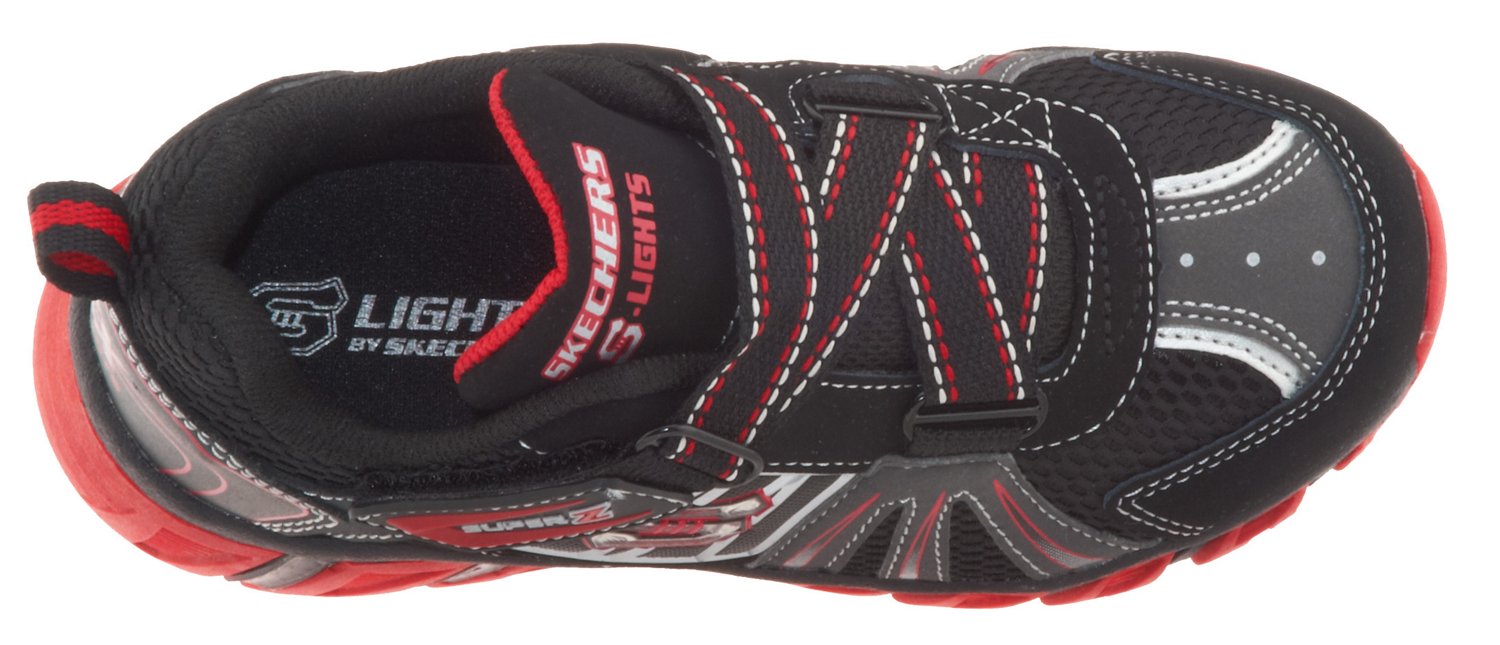 SKECHERS Boys' Z-Strap Pillar Athletic Lifestyle Shoes thumbnail