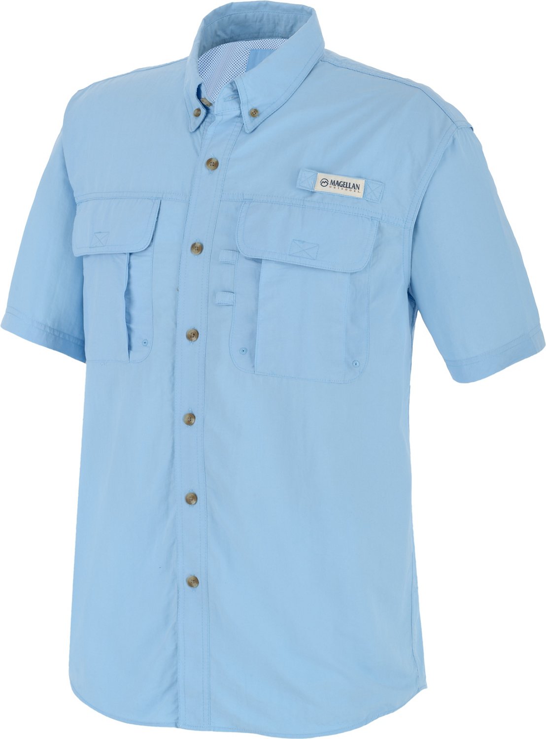 Magellan Outdoors Men's FishGear Laguna Madre Short Sleeve Fishing Shirt