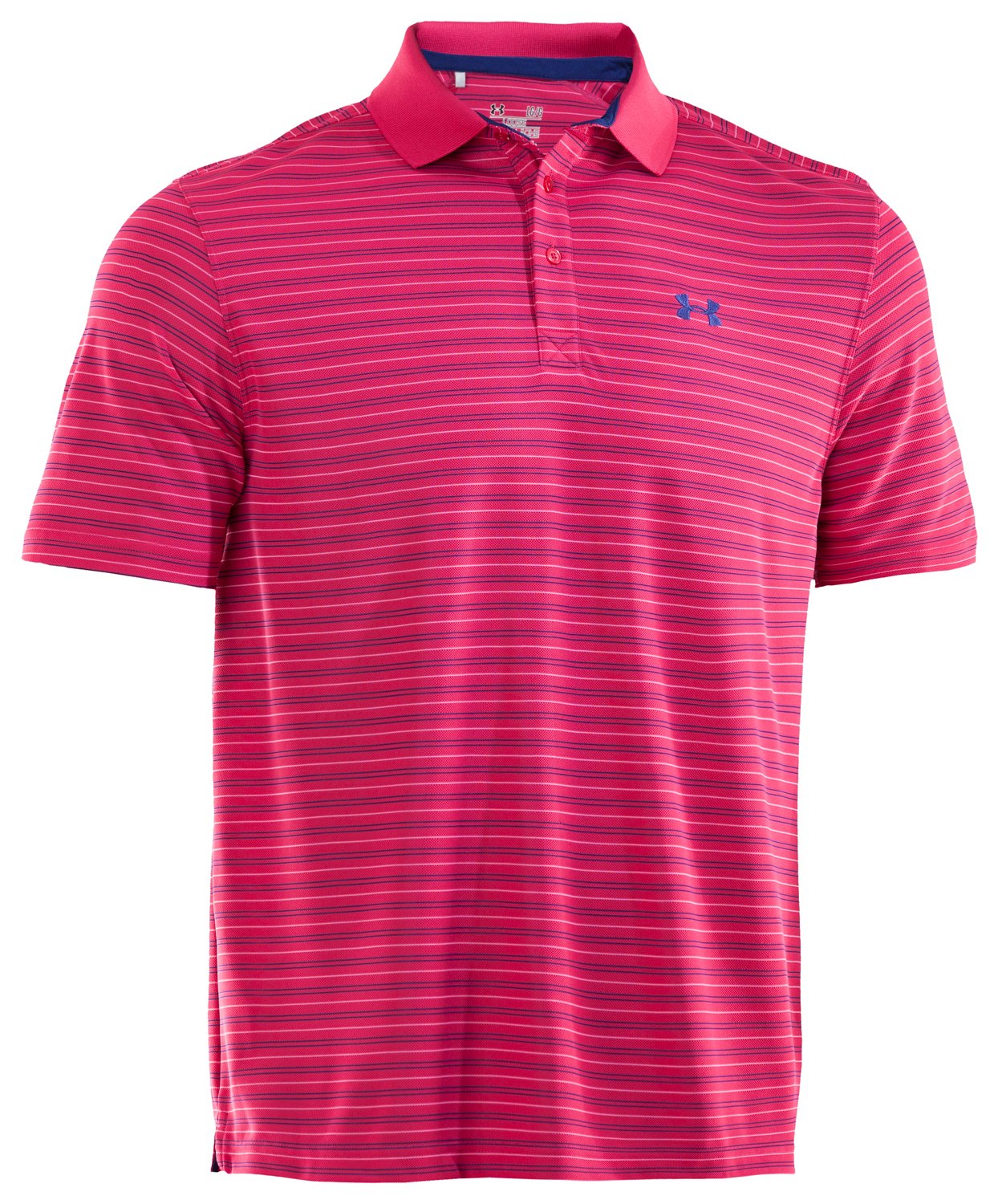 Under Armour® Men's HeatGear® Draw Stripe Piqué 3 Polo