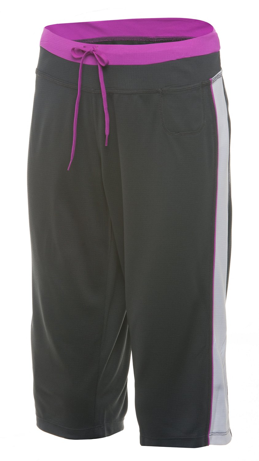 BCG Women's Cool Mesh Draw Cord Capri
