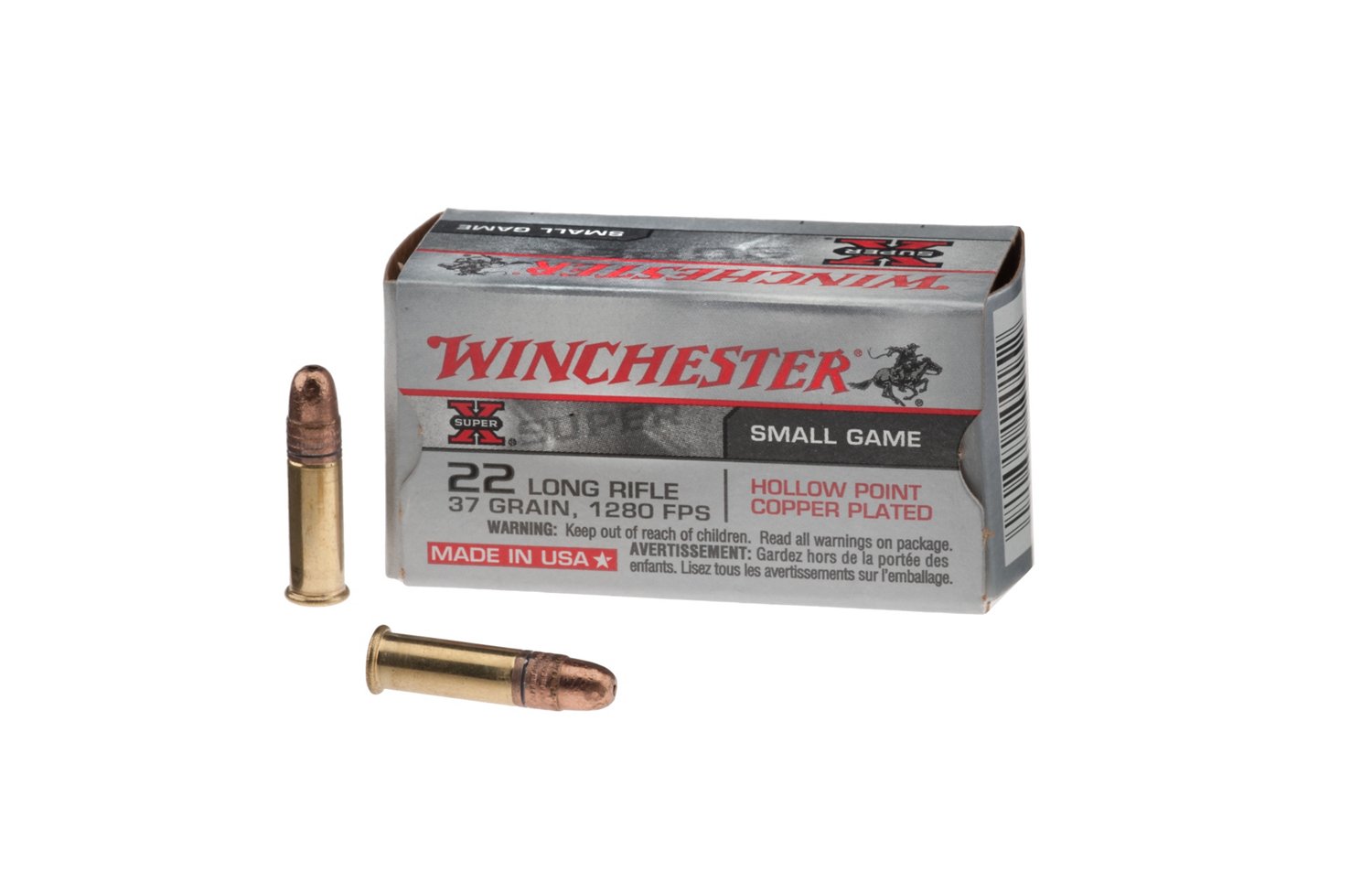 Winchester Super-X .22 Long Rifle 37-Grain Rimfire Ammunition
