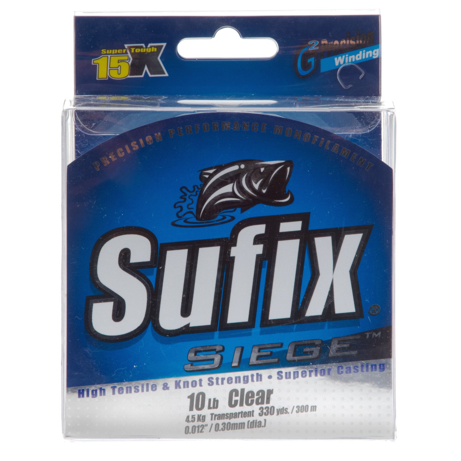 Sufix Siege 10 lb. - 330 yards Monofilament Fishing Line
