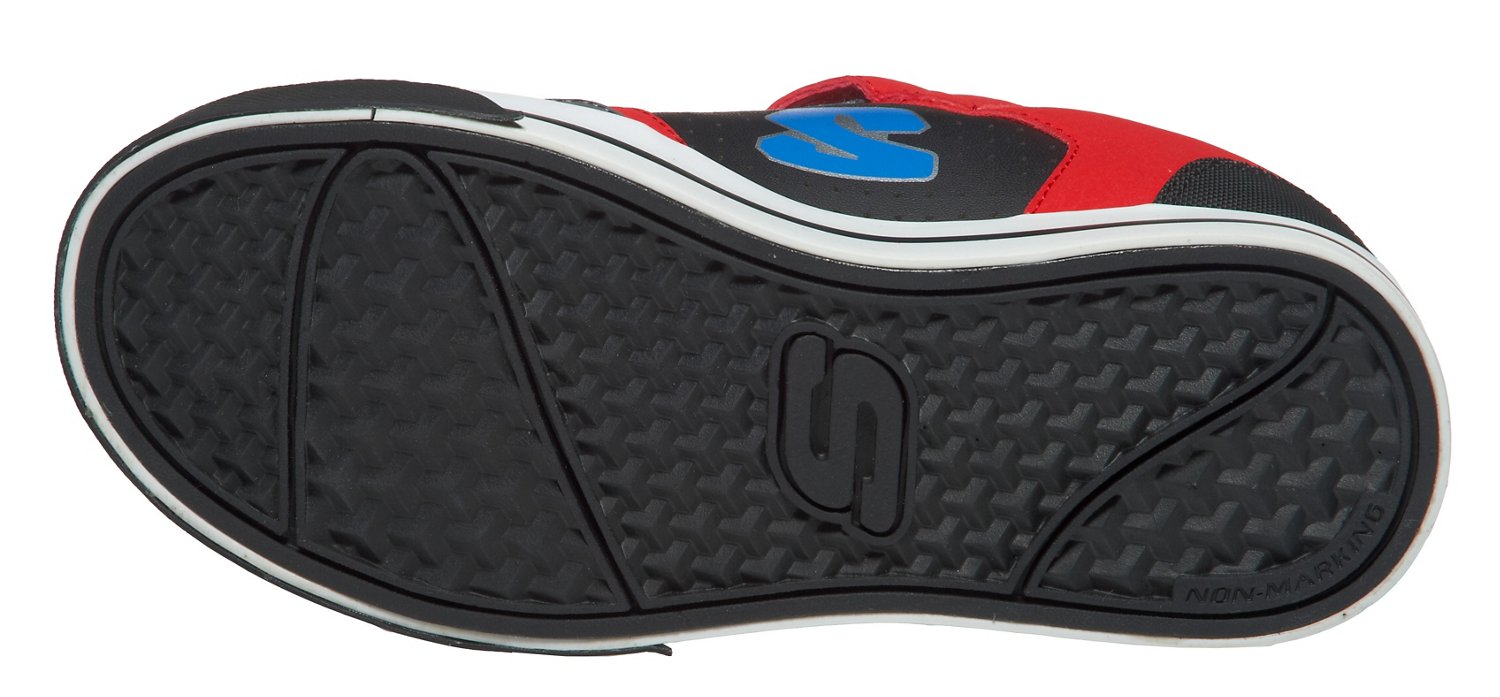 SKECHERS Boys' Lace Up Power Strap Athletic Lifestyle Shoes thumbnail