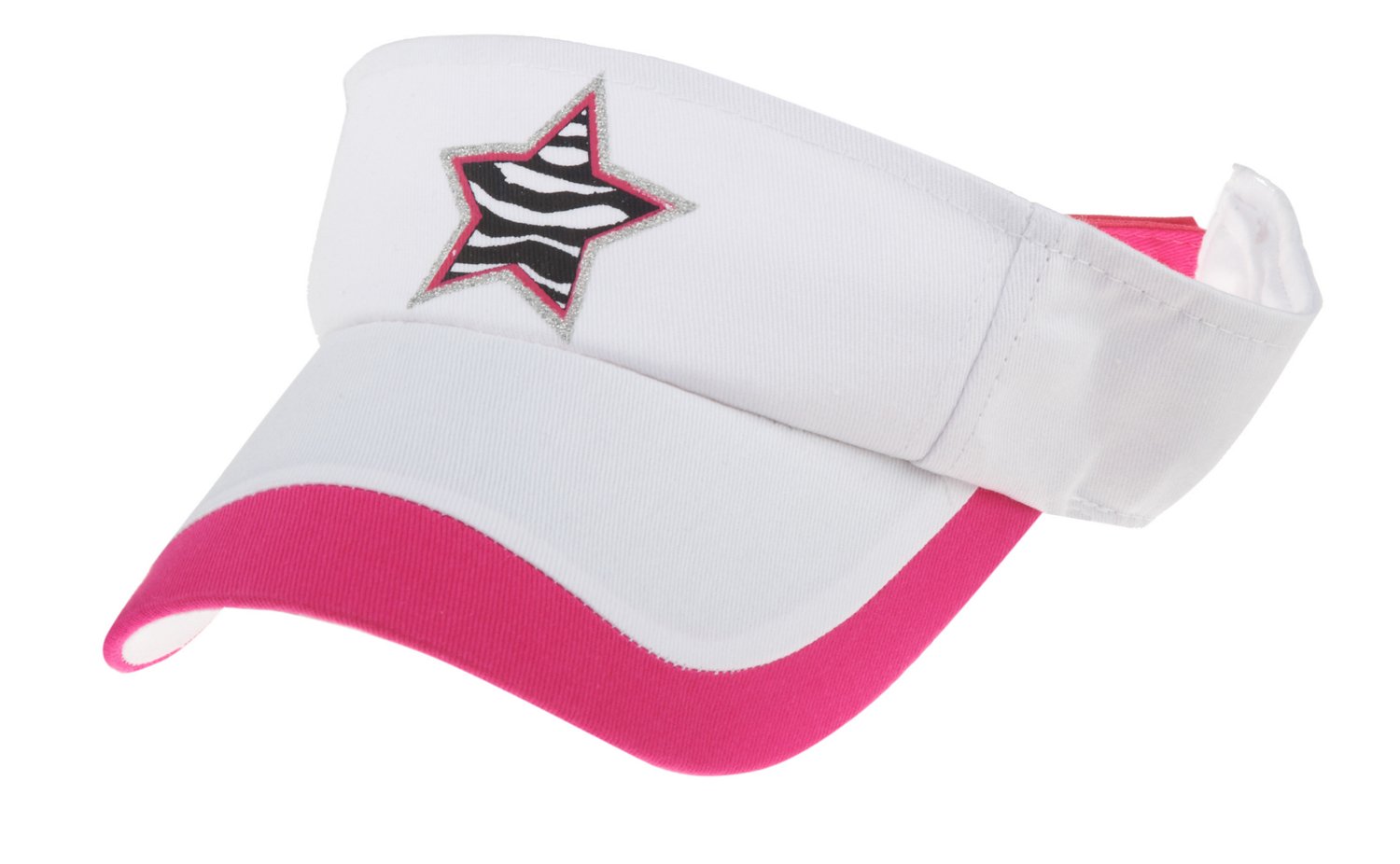 BCG Girls' Zebra 20 Twill Visor