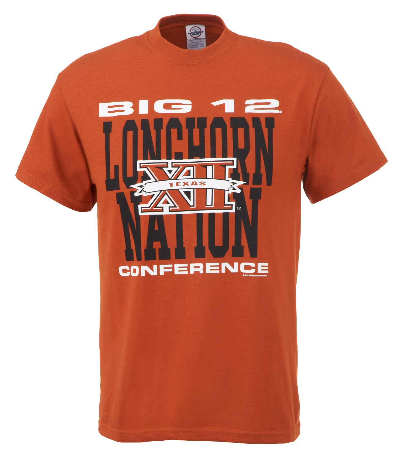 New World Graphics Adults' University of Texas Nation Short Sleeve T-shirt
