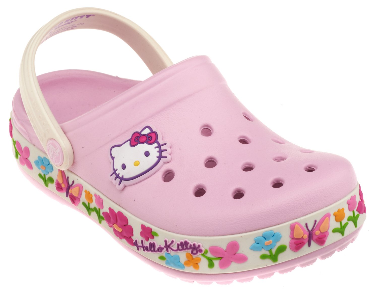 Crocs Girls' Crocband Hello Kitty Clogs thumbnail