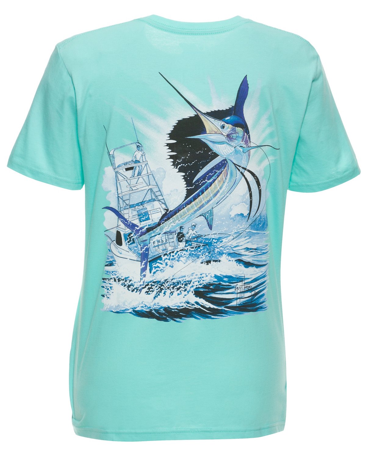 Guy Harvey Women's Sailfish Boat T-shirt