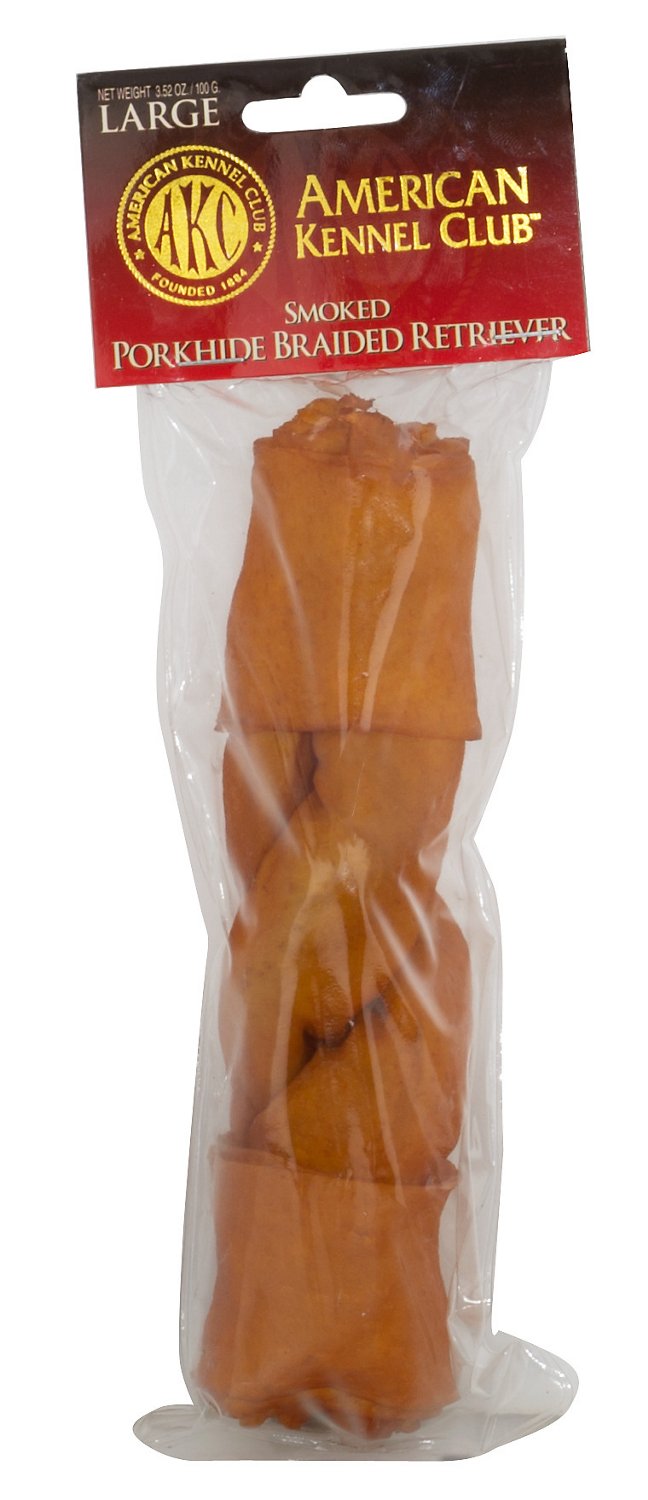 American Kennel Club Smoked Porkhide Braided Retriever