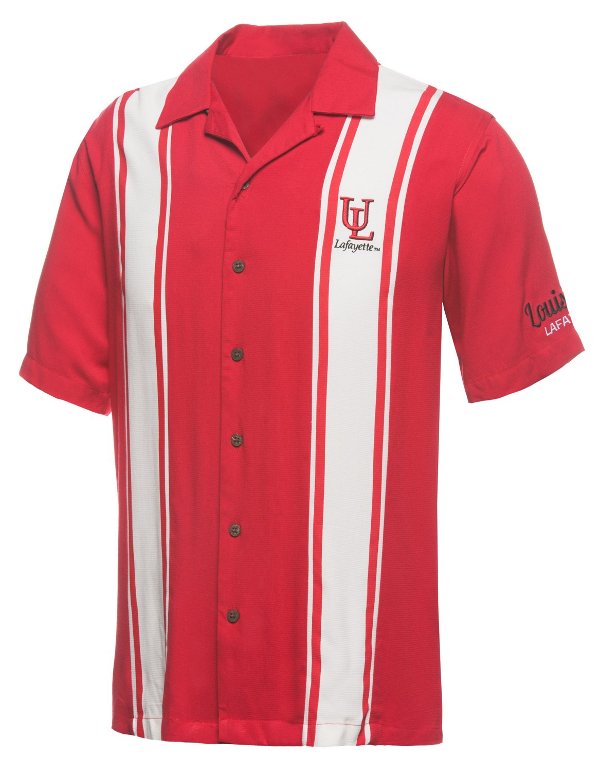 Colosseum Athletics Men's University of Louisiana at Lafayette Passage Camp Shirt