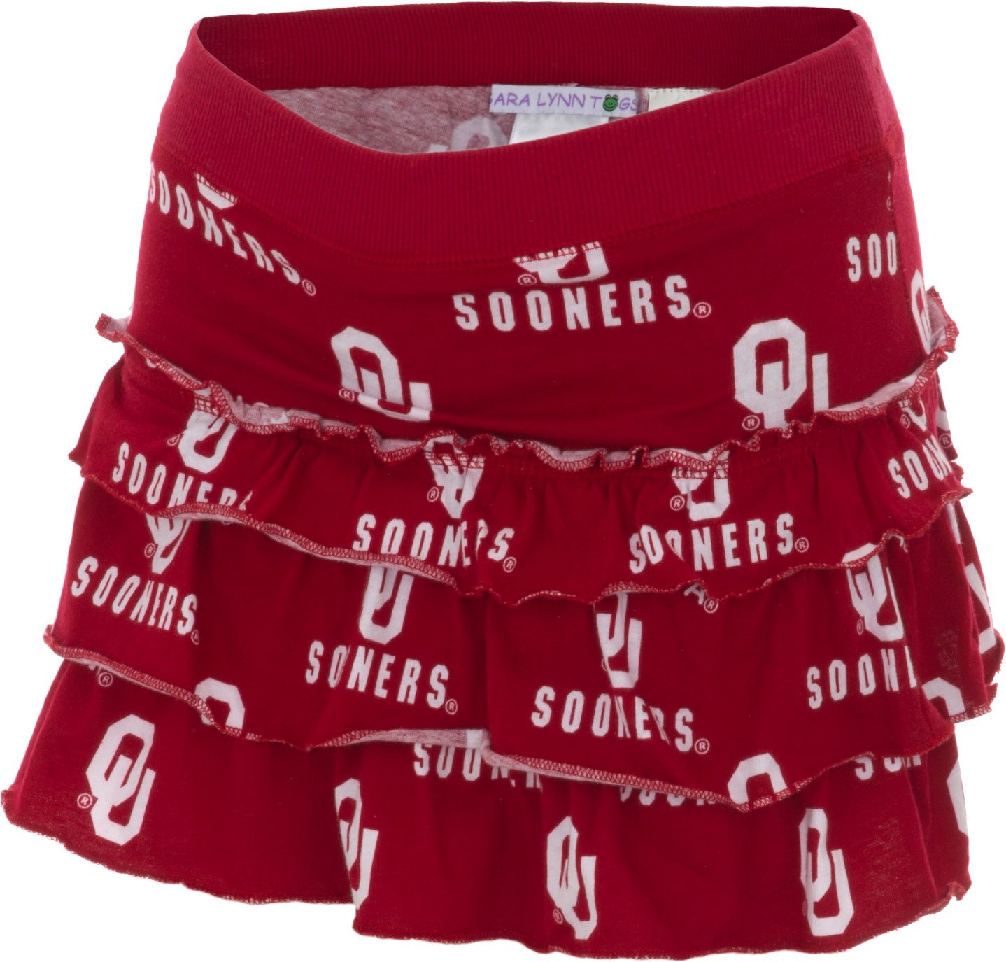 Sara Lynn Togs Girls' University of Oklahoma Maverick Skirt