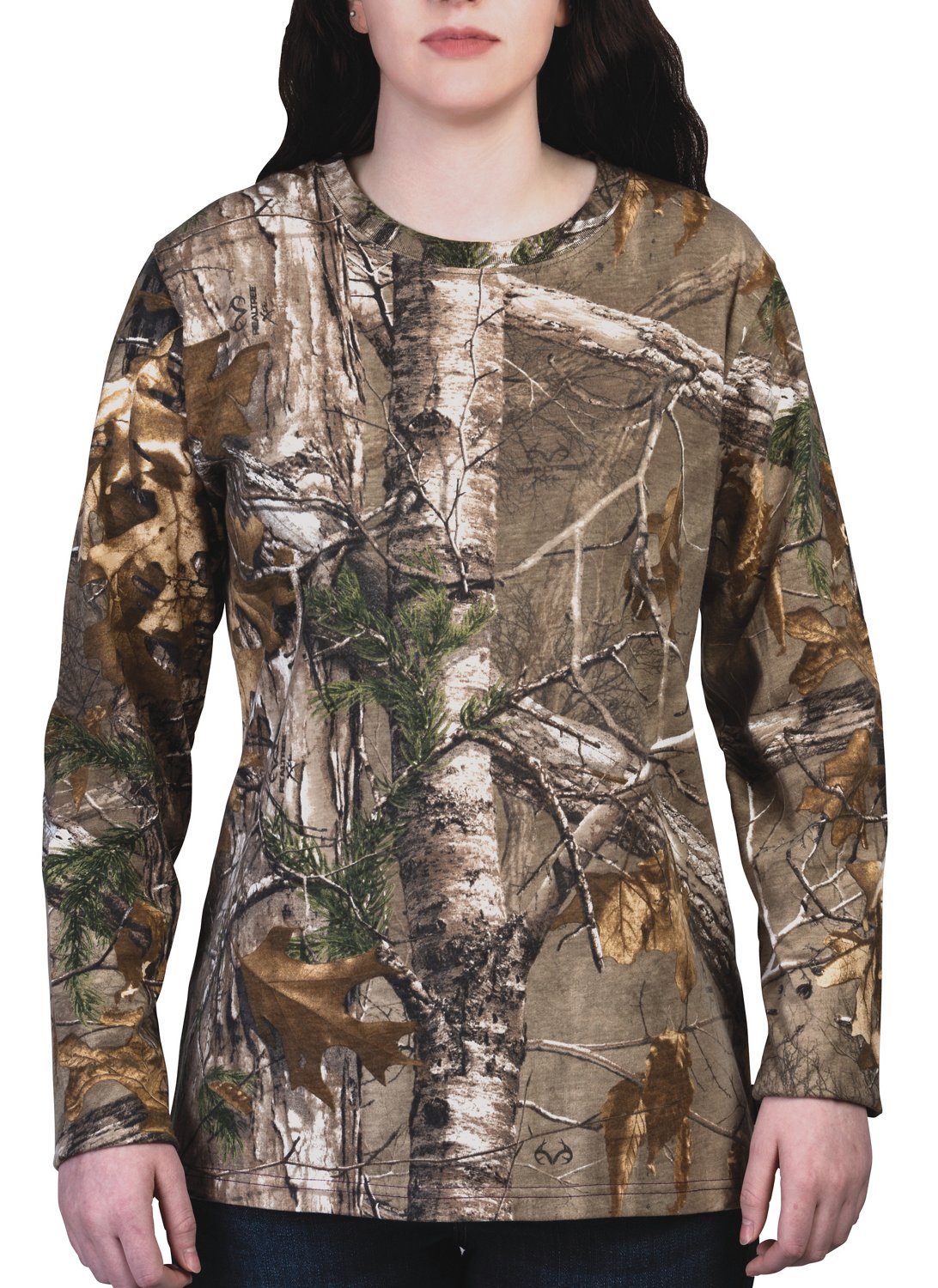 women's camo long sleeve t shirt