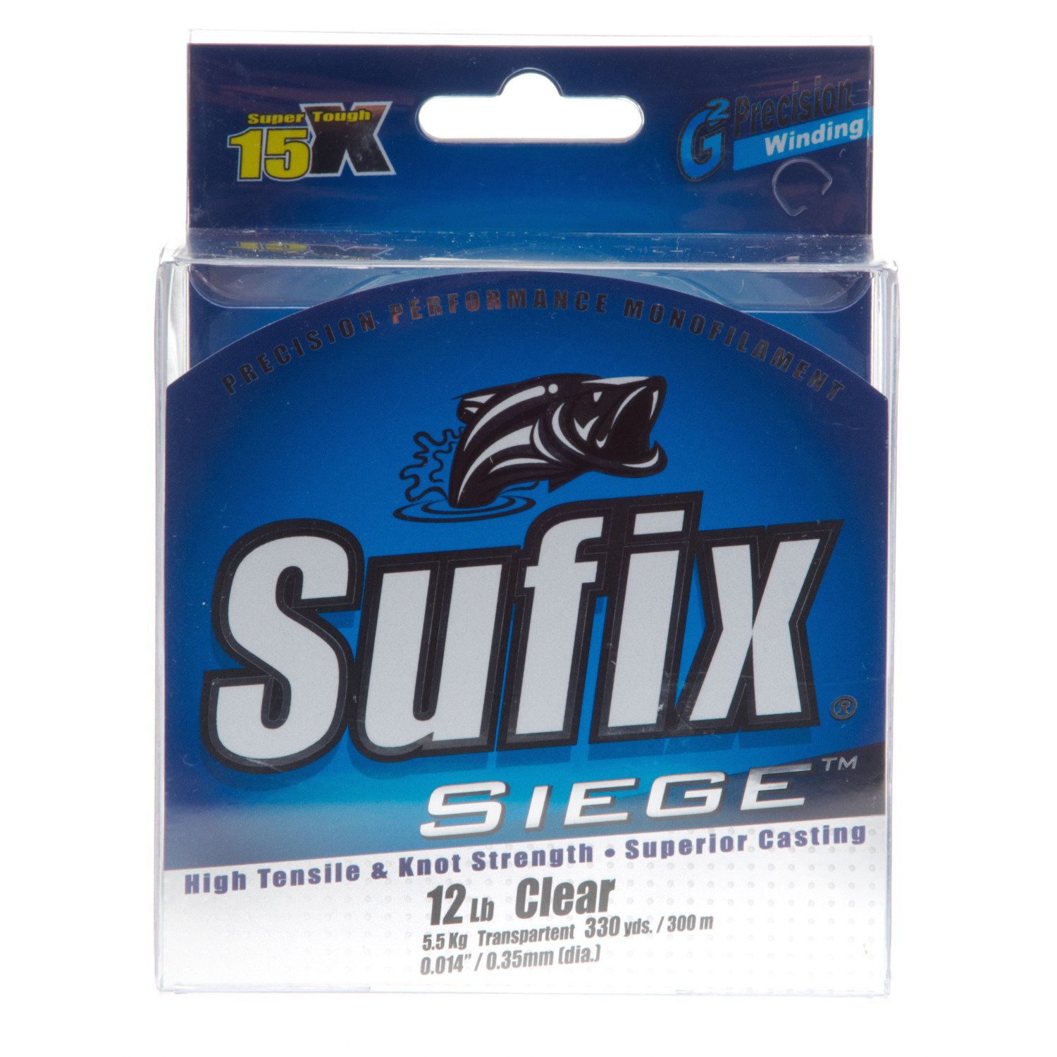 Sufix Siege 12 lb. - 330 yards Monofilament Fishing Line