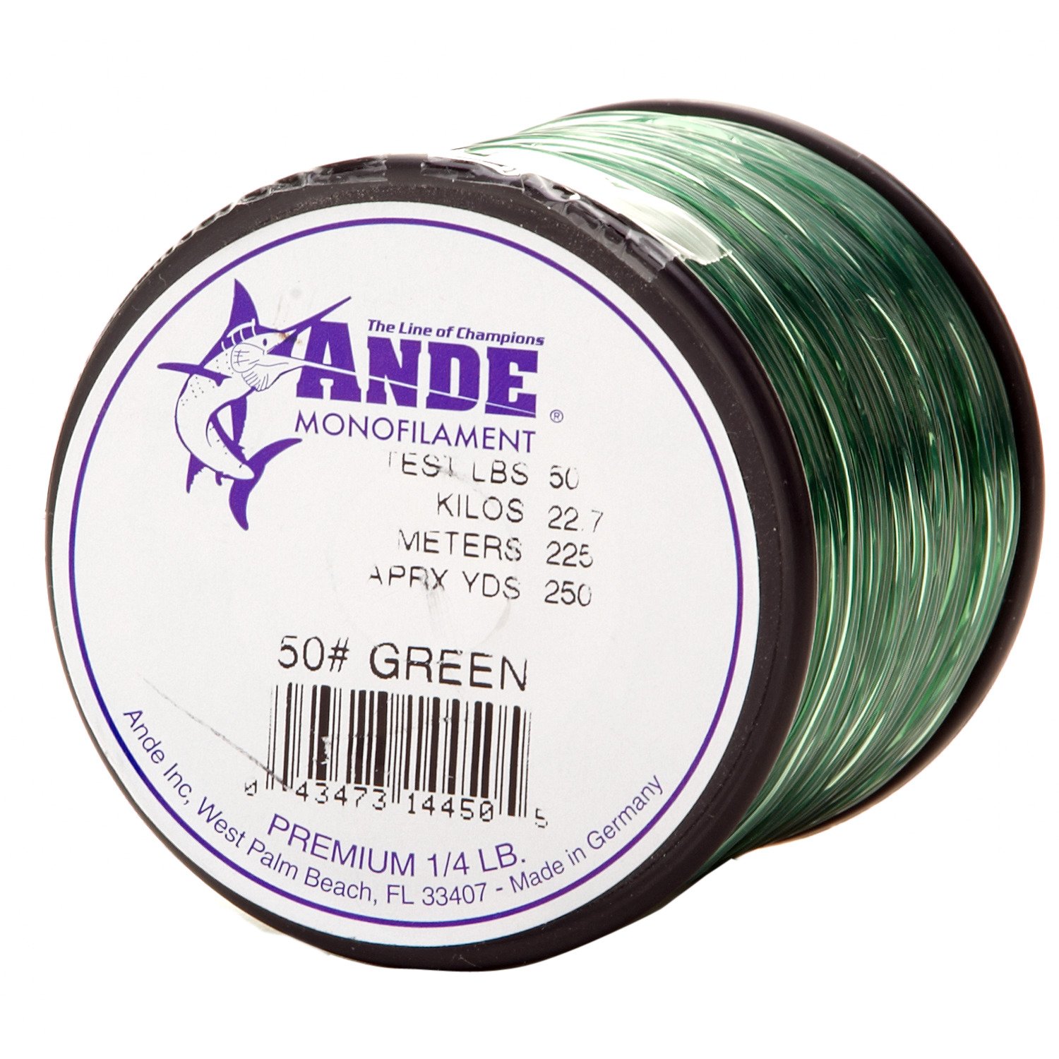 ANDE® Premium 50 lb. - 250 yards Monofilament Fishing Line