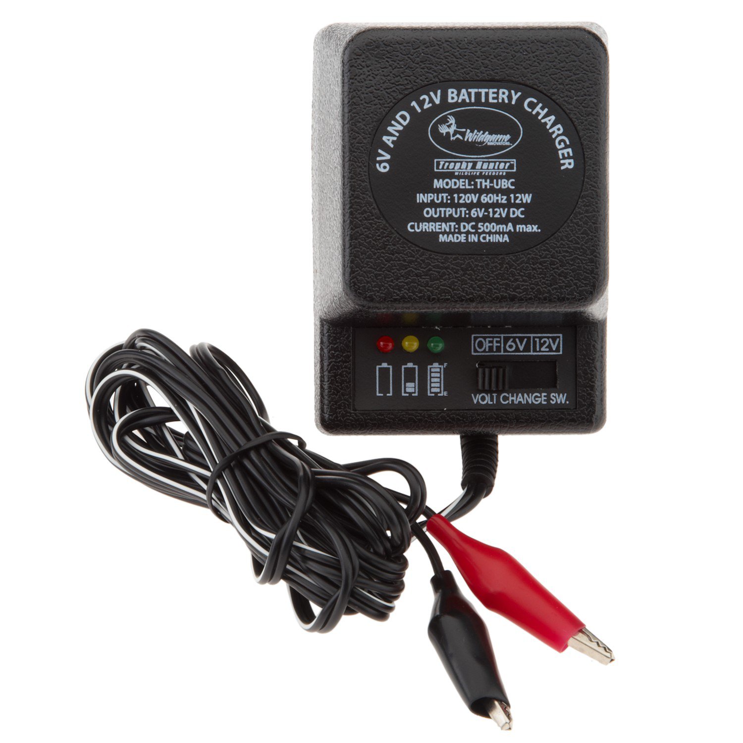 Wildgame Innovations Trophy Hunter™ Wildlife Feeders 6V and 12V Battery Charger