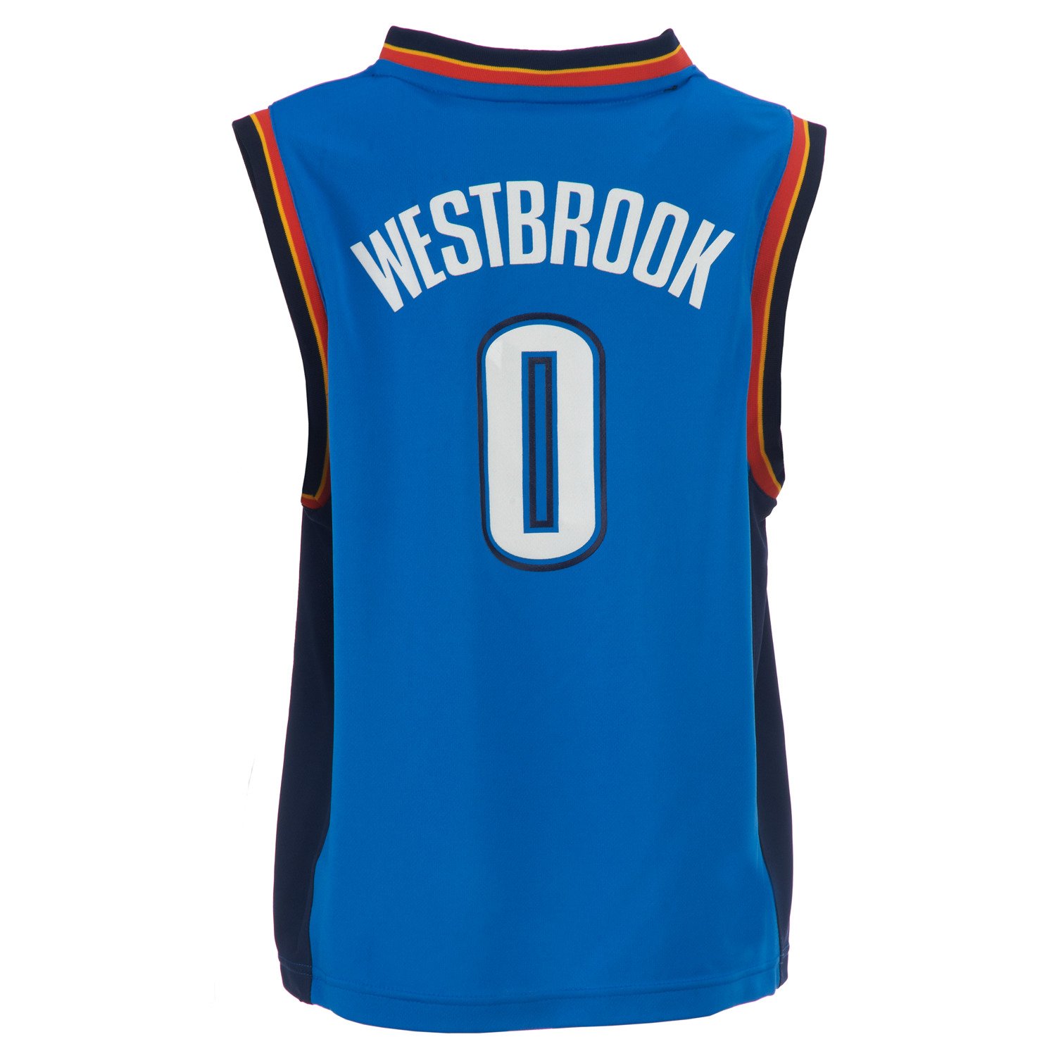 adidas Boys' Oklahoma City Thunder Revolution 30 Russell Westbrook Replica Road Jersey thumbnail