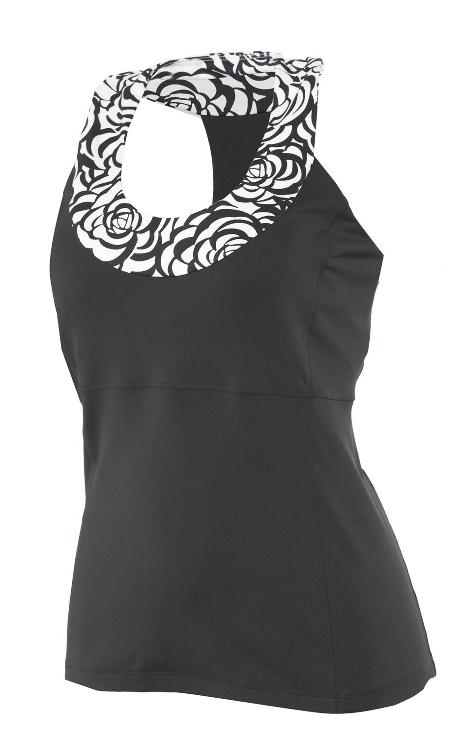 BCG™ Women's Printed Neckline Racerback Tank Top