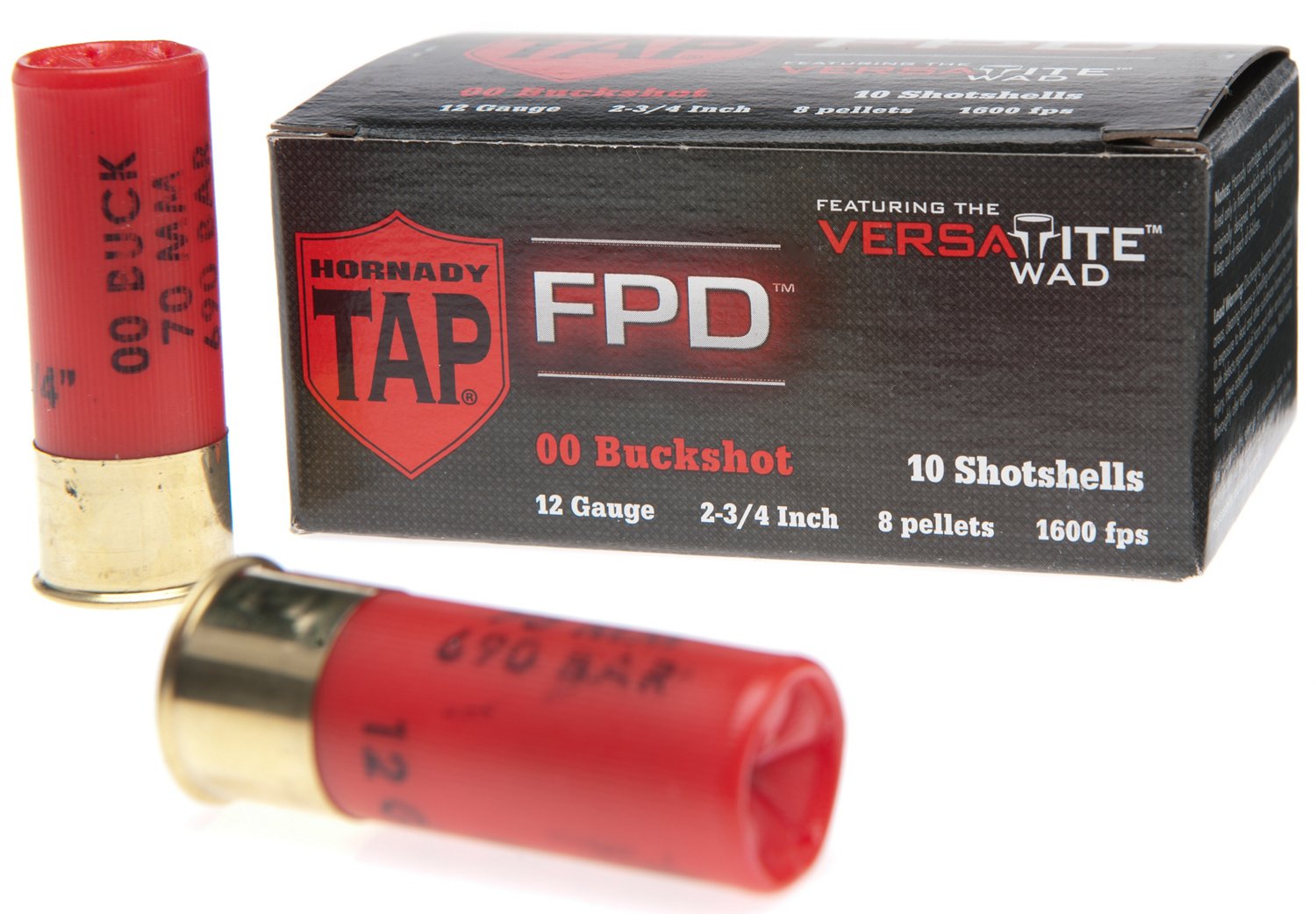 Hornady Magnum 12 Gauge 00 Buckshot TAP® FPD Shotshells