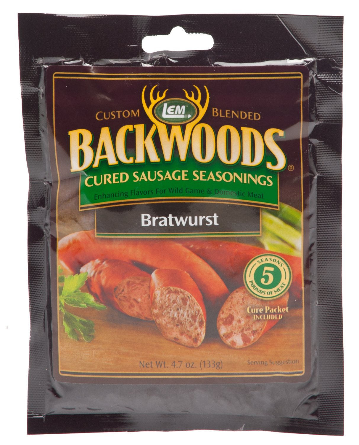 LEM Backwoods Cured Bratwurst Seasoning