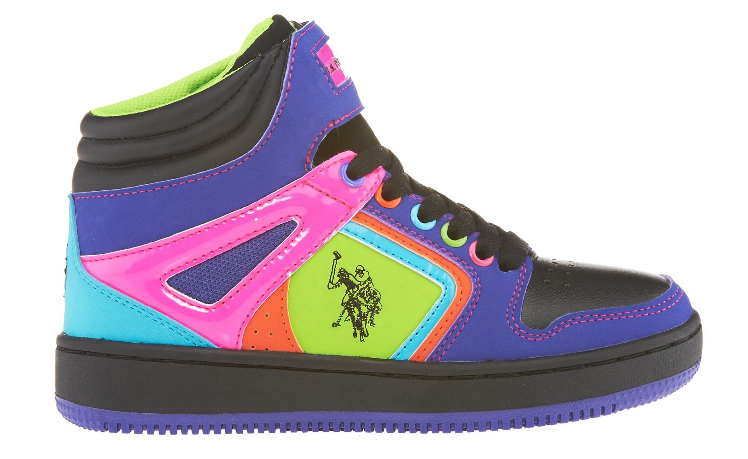 U.S. Polo Girls' Tamikah High-Top Athletic Lifestyle Shoes