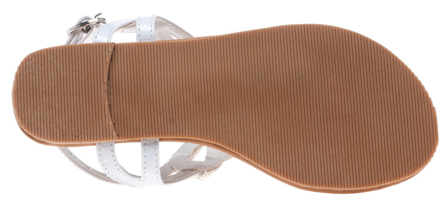 Autumn Run® Girls' Just For Girls Bow Backstrap Sandals thumbnail