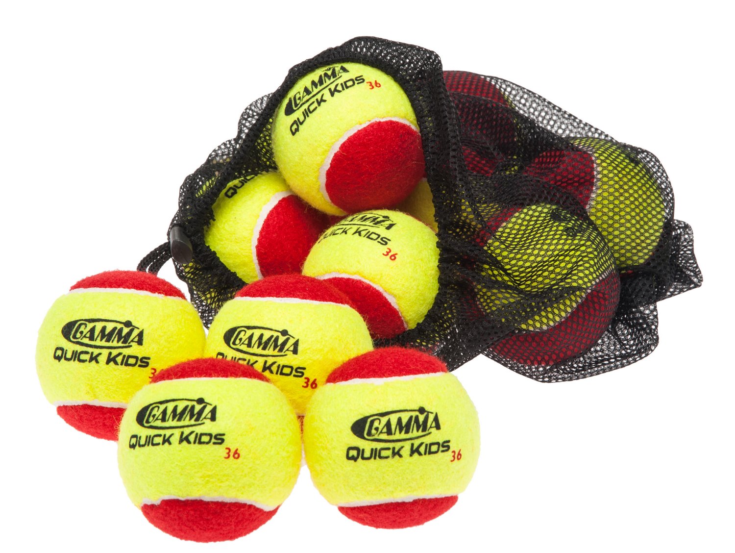 Gamma Quick Kids' 36 Tennis Balls 12-Pack