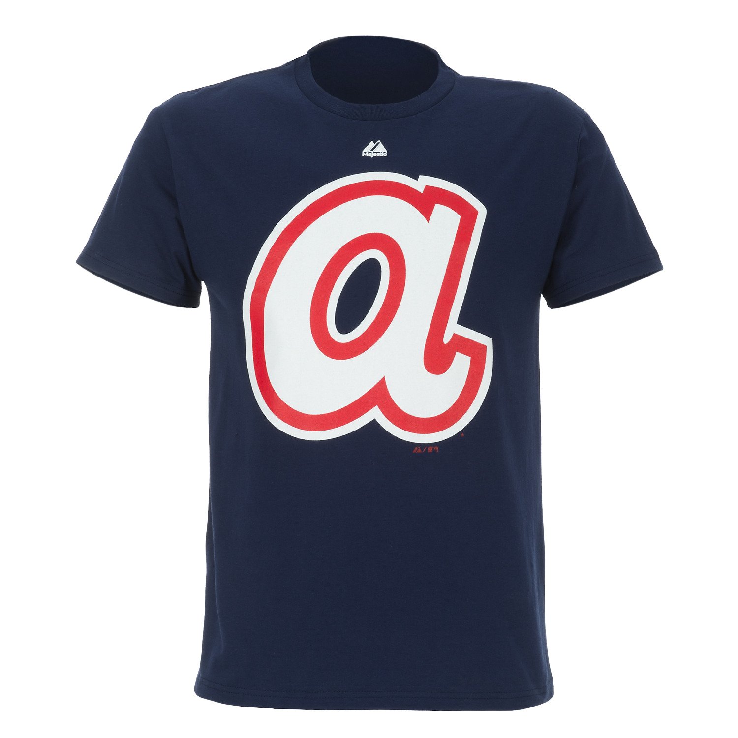 Majestic Adults' Atlanta Braves Official Logo T-Shirt