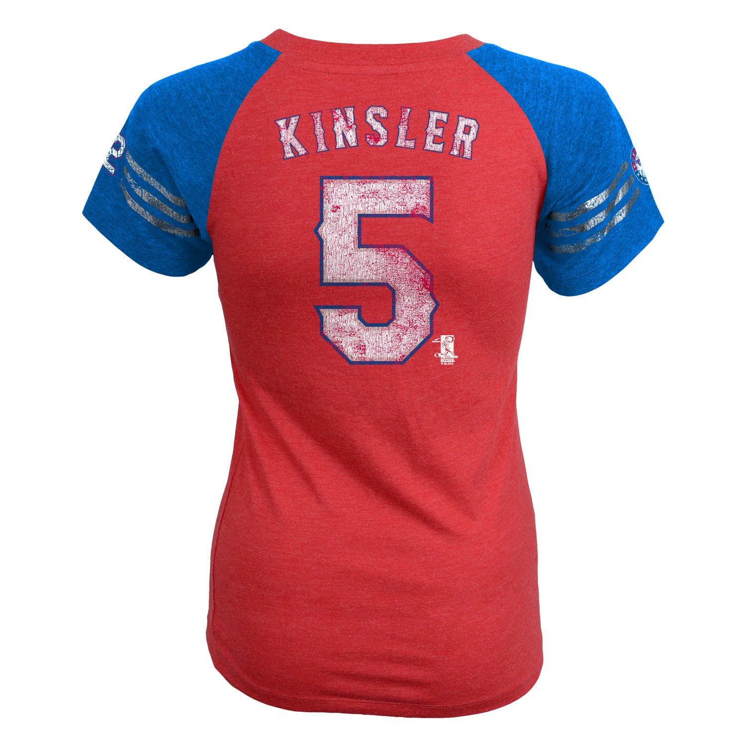 adidas Girls' Texas Rangers Ian Kinsler #5 Fashion Jersey T-shirt