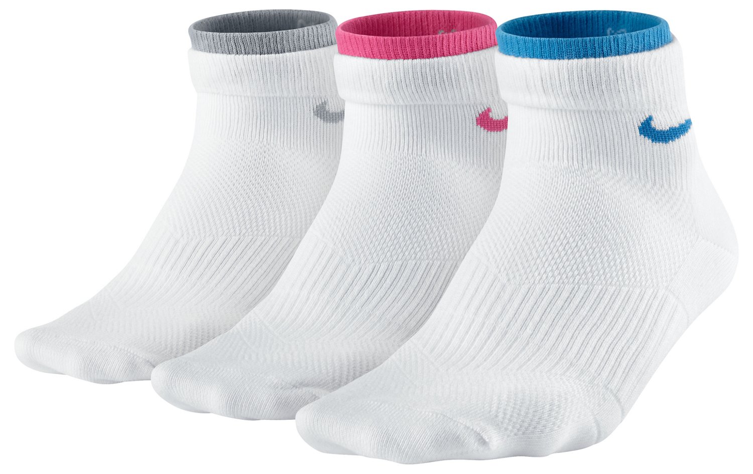 Nike Women's Lightweight Cotton Quarter Socks 3-Pack
