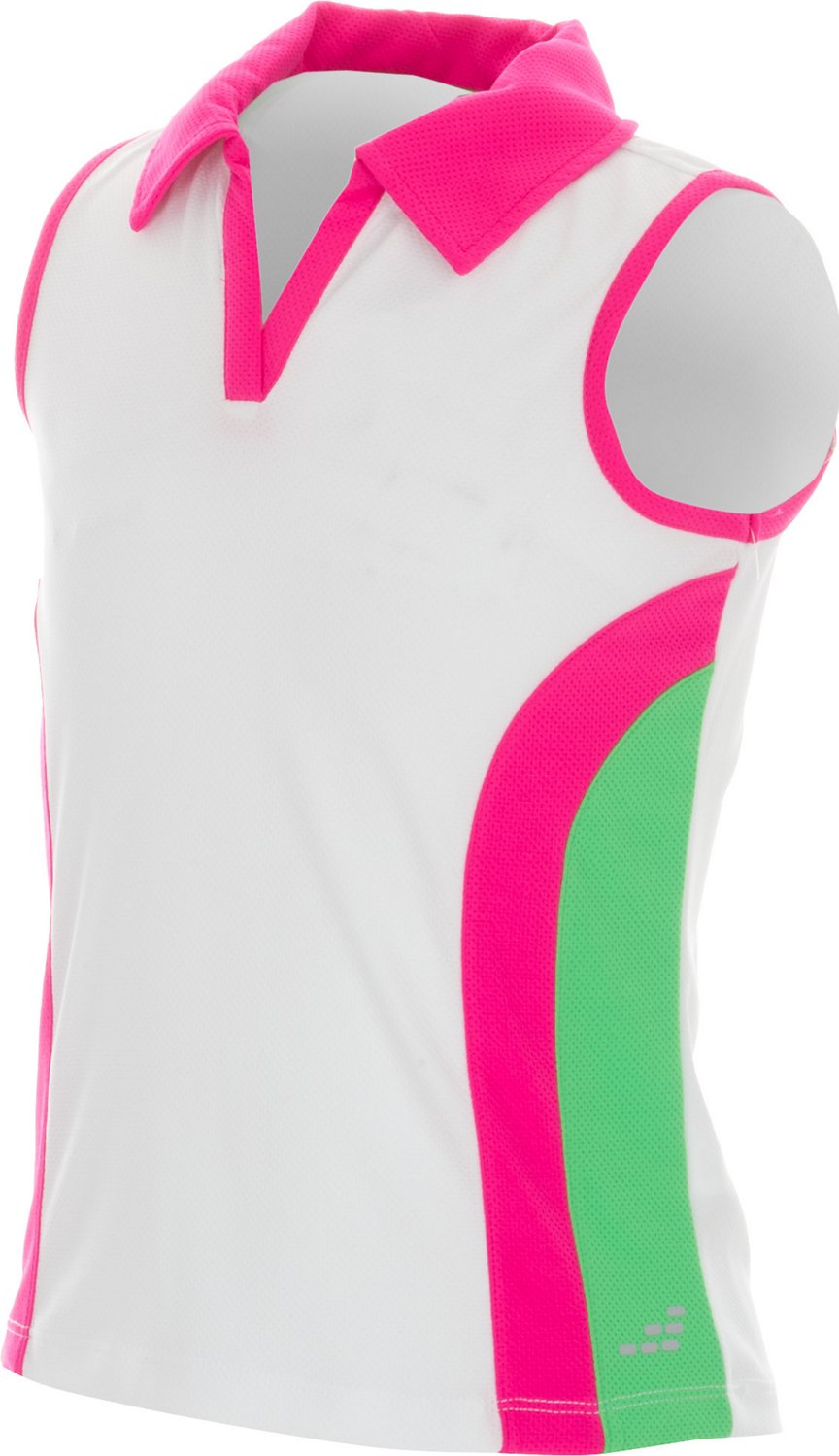 BCG Girls' Sleeveless Tennis Polo