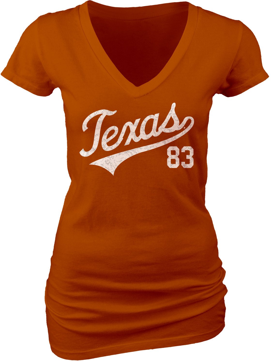 Blue 84 Juniors' University of Texas Dyed V-neck T-shirt