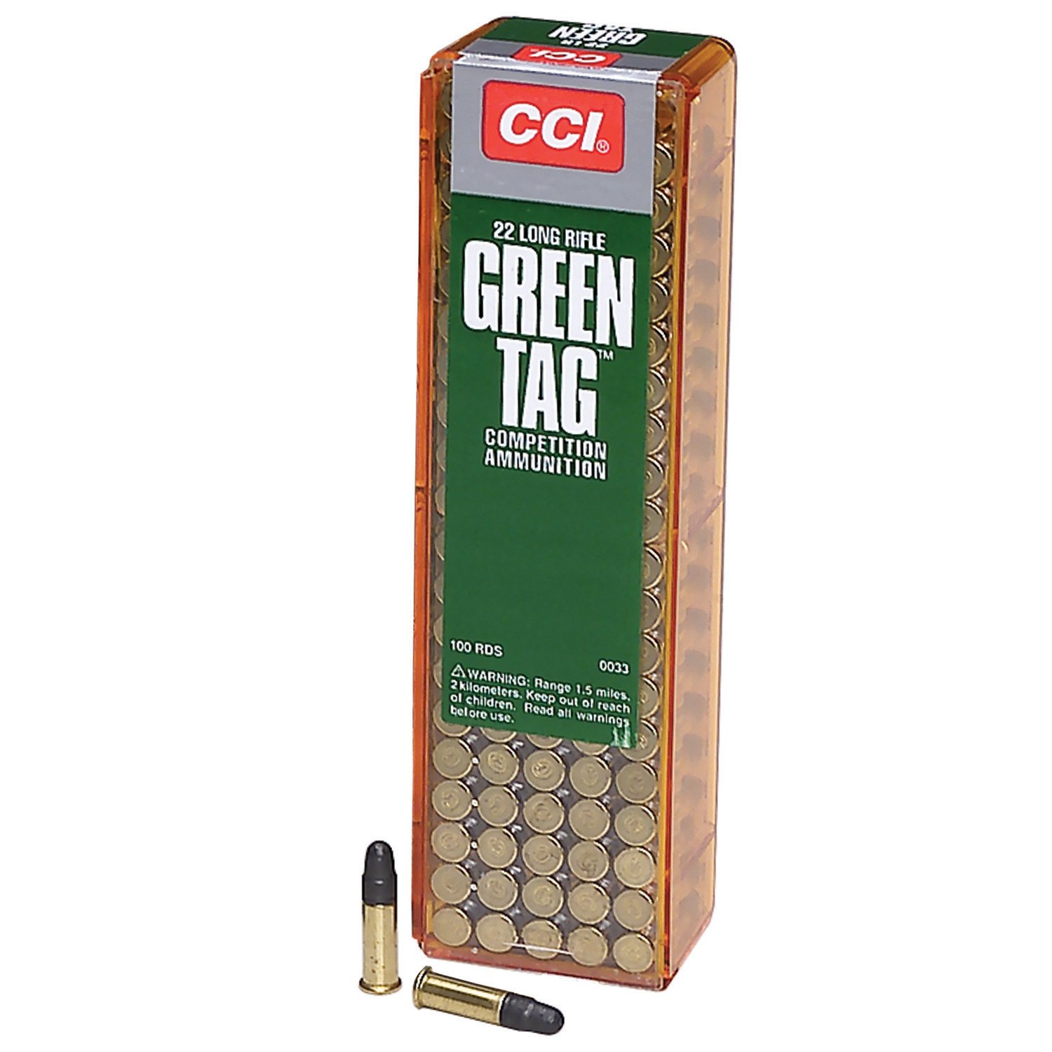 CCI® Green Tag® .22 LR 40-Grain Rimfire Ammunition