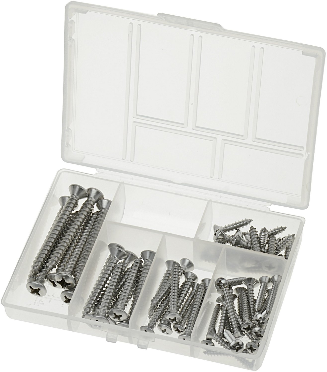 Marine Raider 68-Piece Stainless-Steel Oval-Head Screw Kit