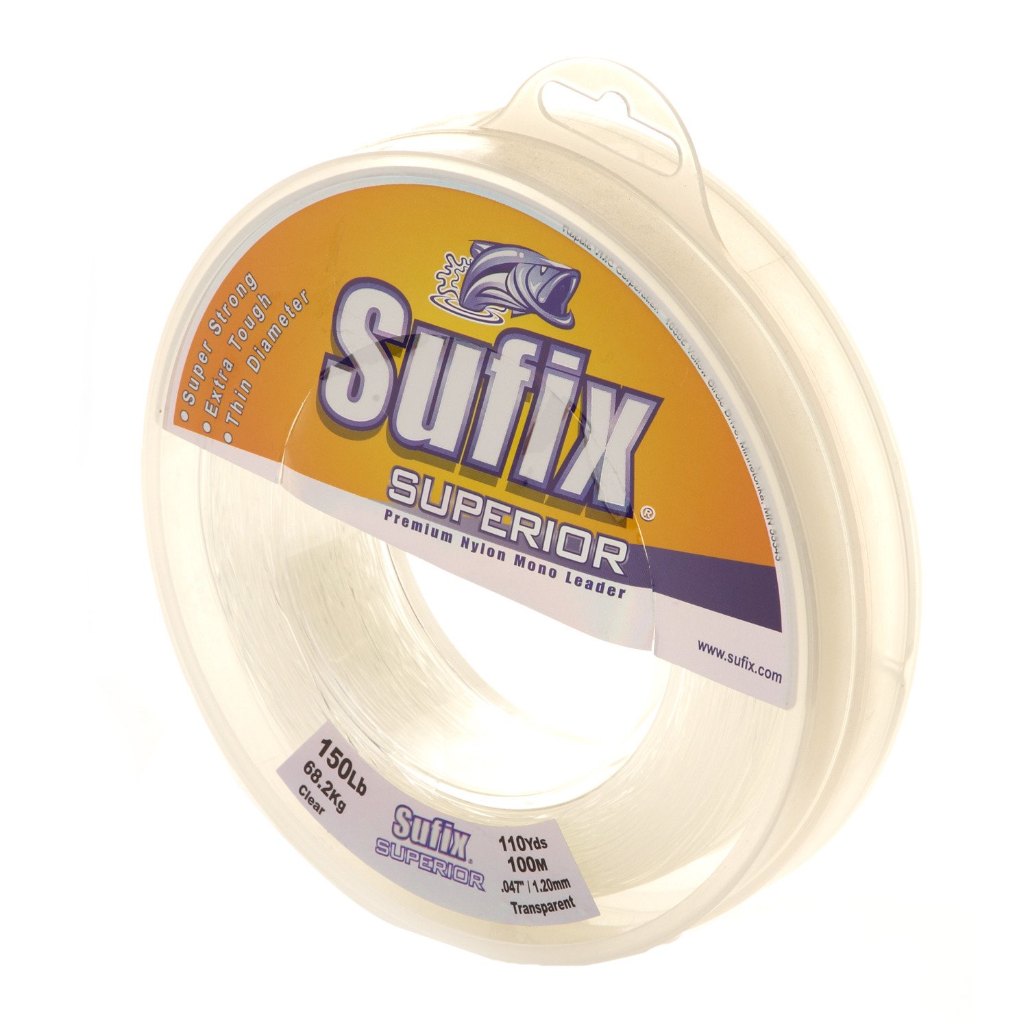 Sufix Superior™ Clear 150lb/110yd Mono Leader