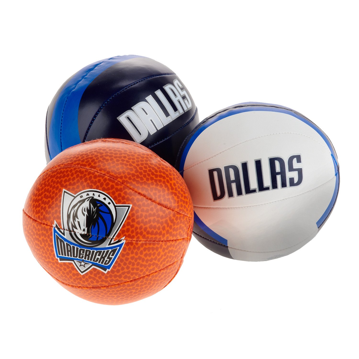 K2 Licensed Products 3-Point Shot Softee Basketballs 3-Pack