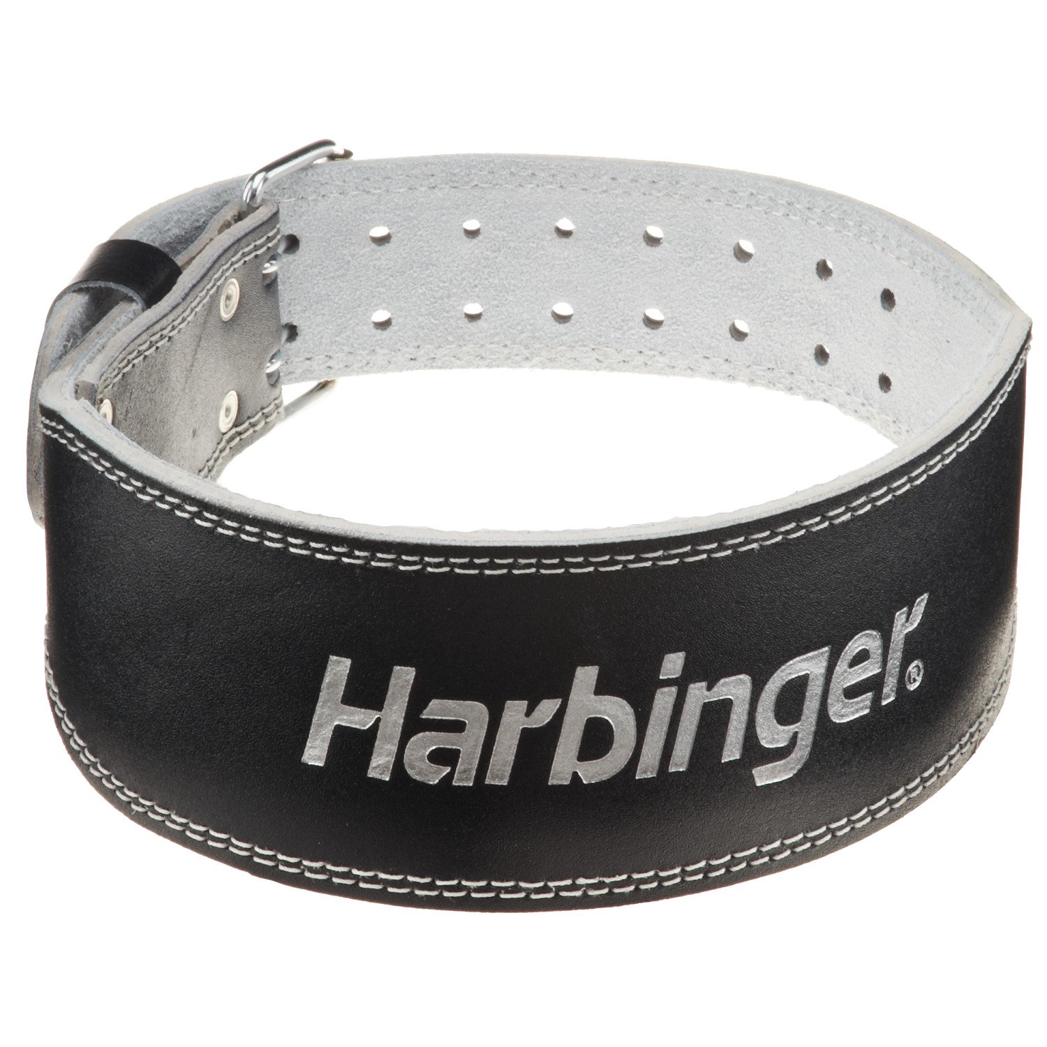 Harbinger 4" Padded Leather Weight Lifting Belt thumbnail