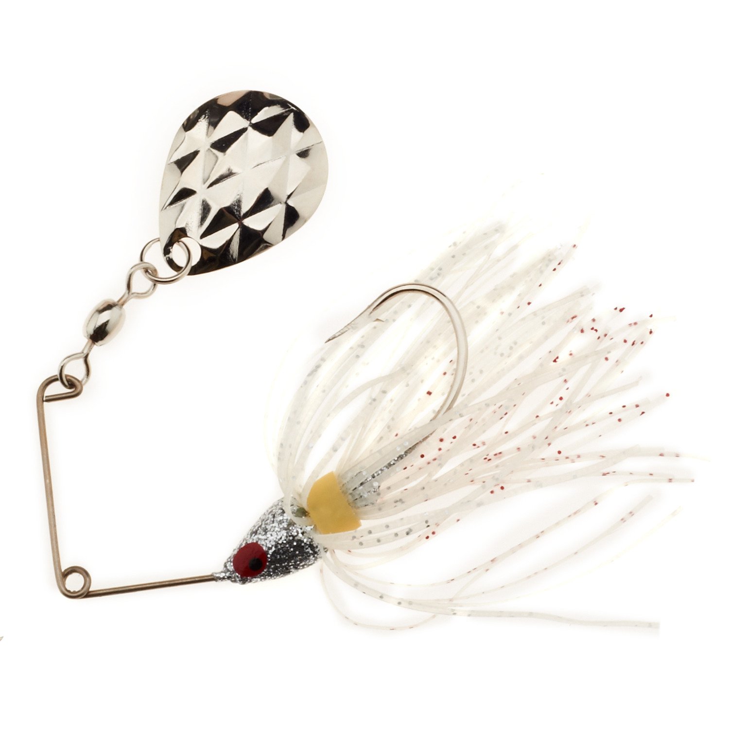 Silver Head, Clear/Silver/Red Skirt