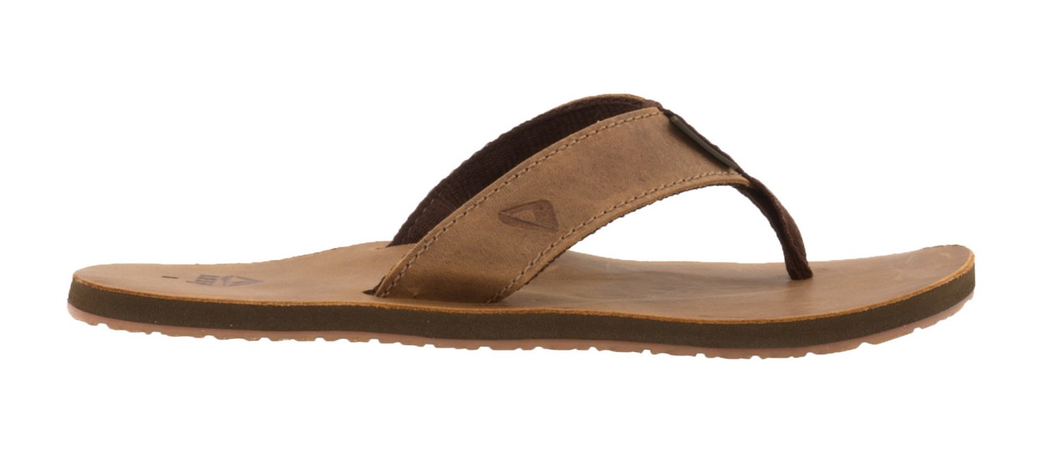 Reef Men's Leather Smoothy Flip Flops
