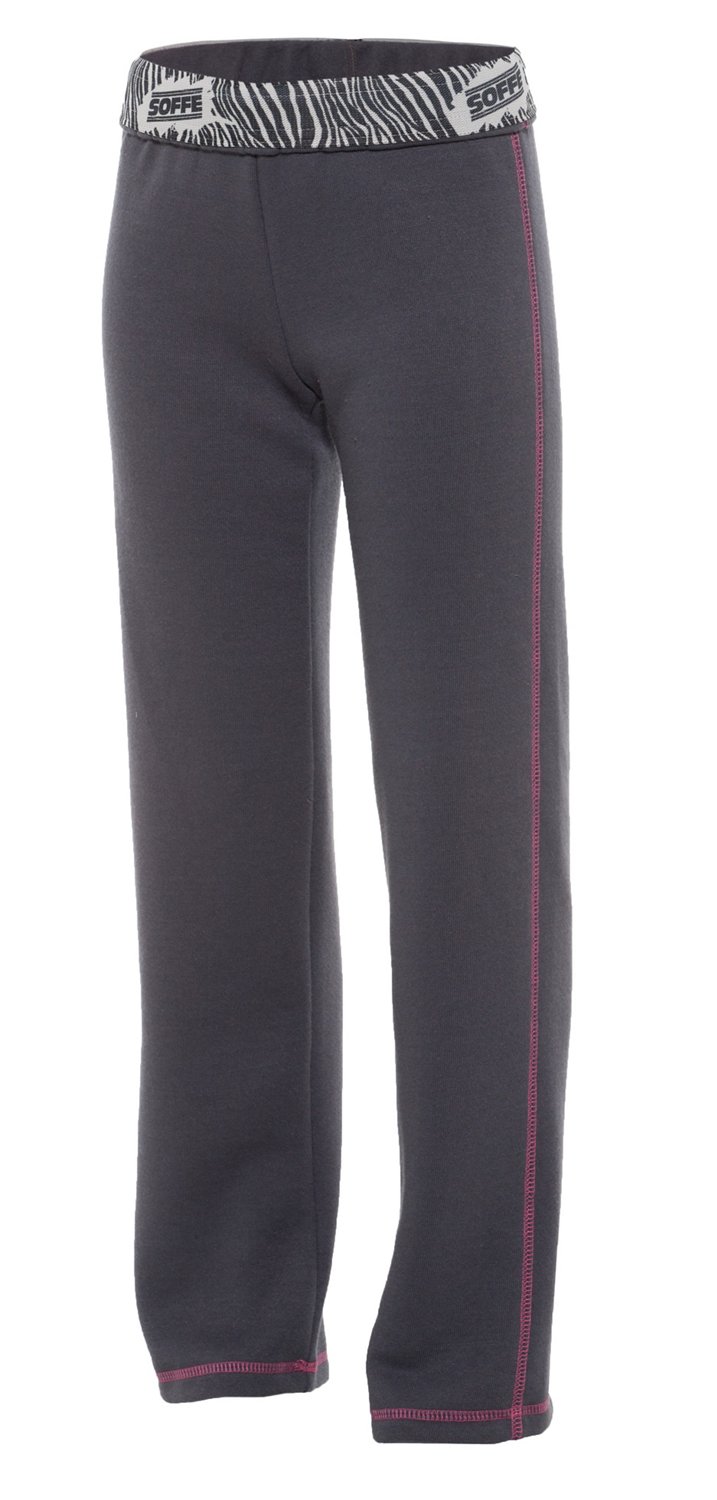 Soffe Girls' Zebra Elastic Pant