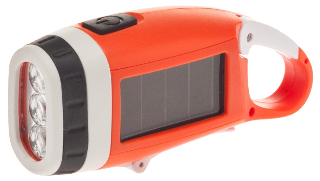 Energizer® Solar Crank LED Flashlight