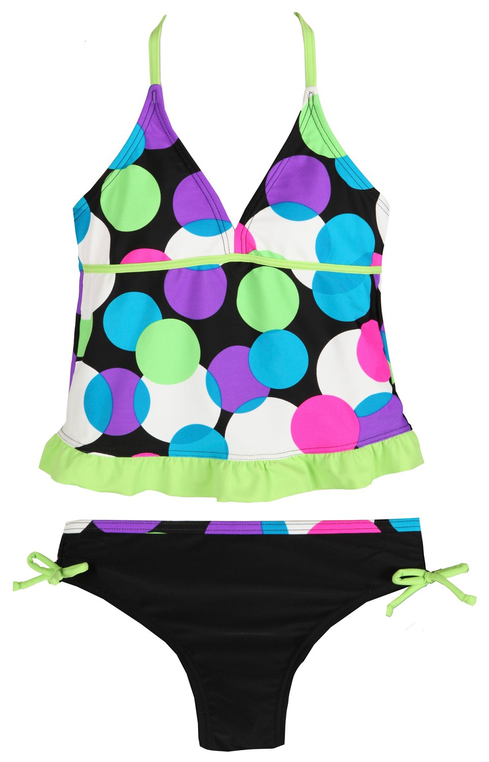 O'rageous® Girls' Good N Plenty Halterkini
