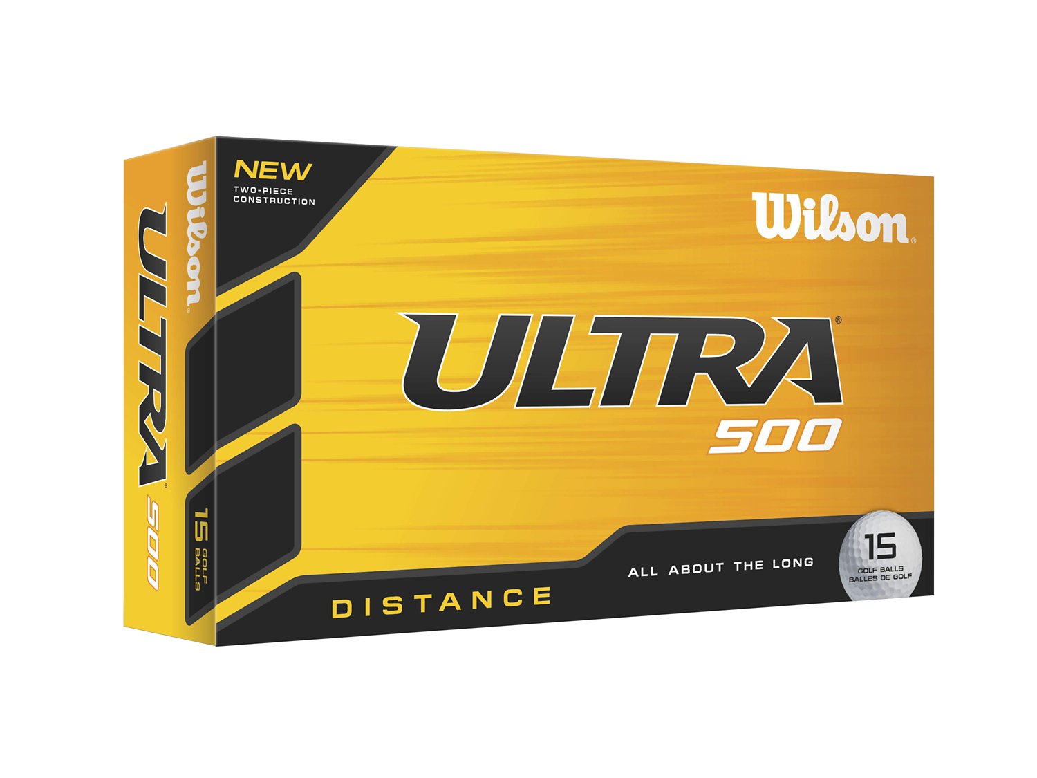 Wilson Ultra 500 Distance Golf Balls 15-Pack