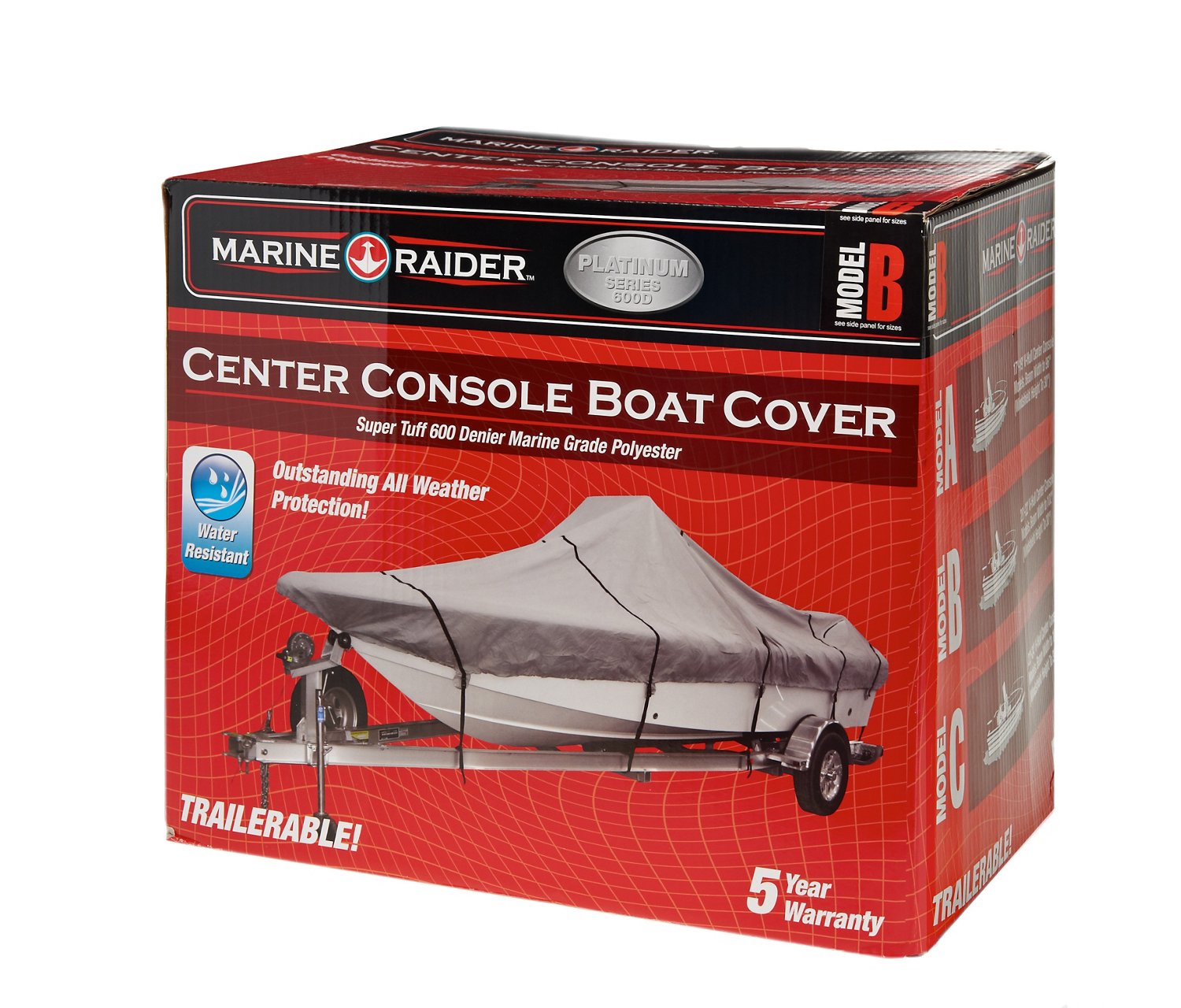 Marine Raider Model B 600-Denier Center Console Cover thumbnail