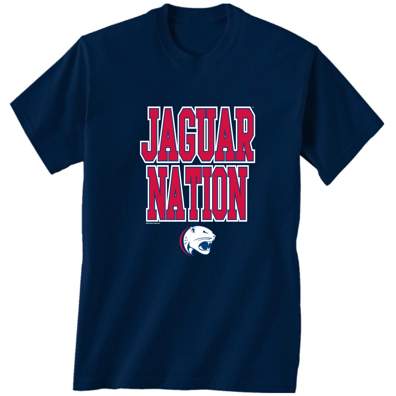 New World Graphics Adults' University of South Alabama Nation Short Sleeve T-shirt