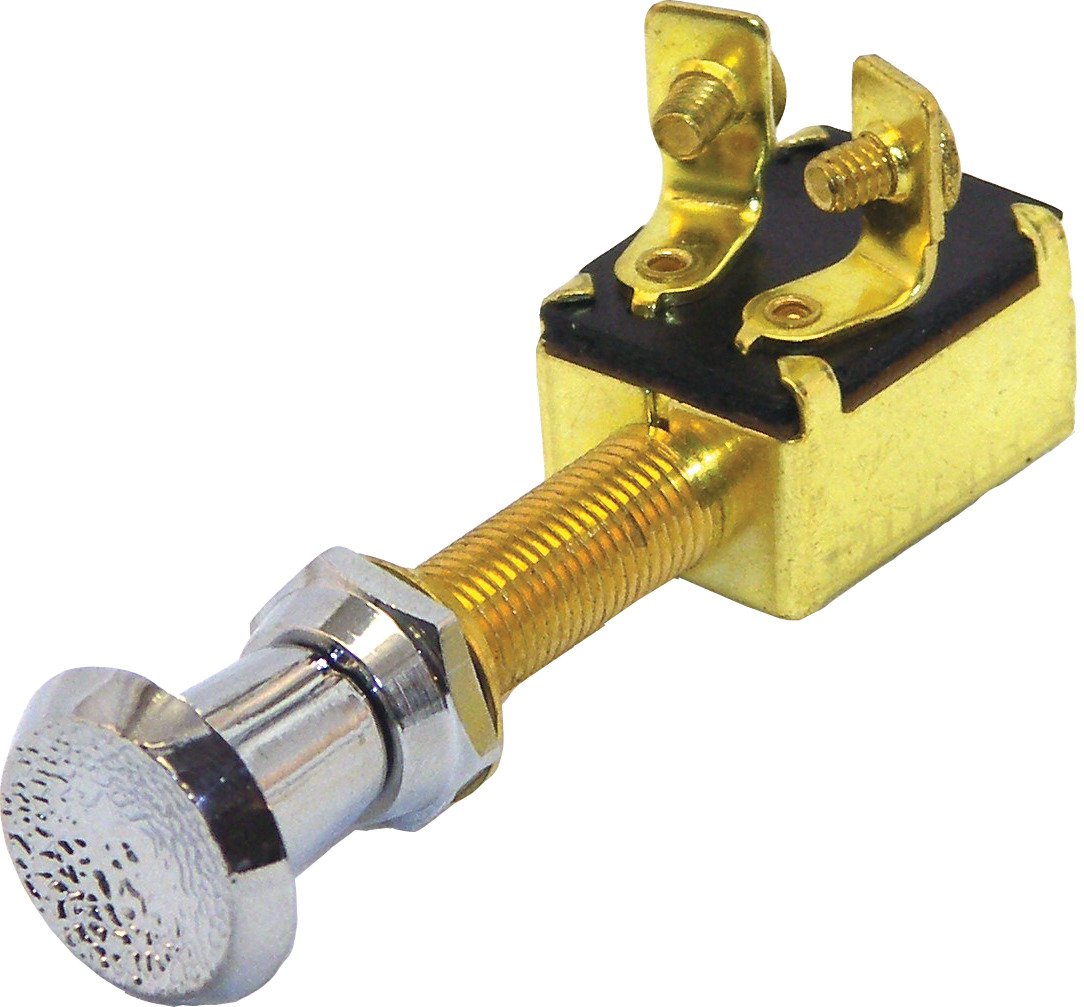 Marine Raider 3-Position Brass Push/Pull Switch
