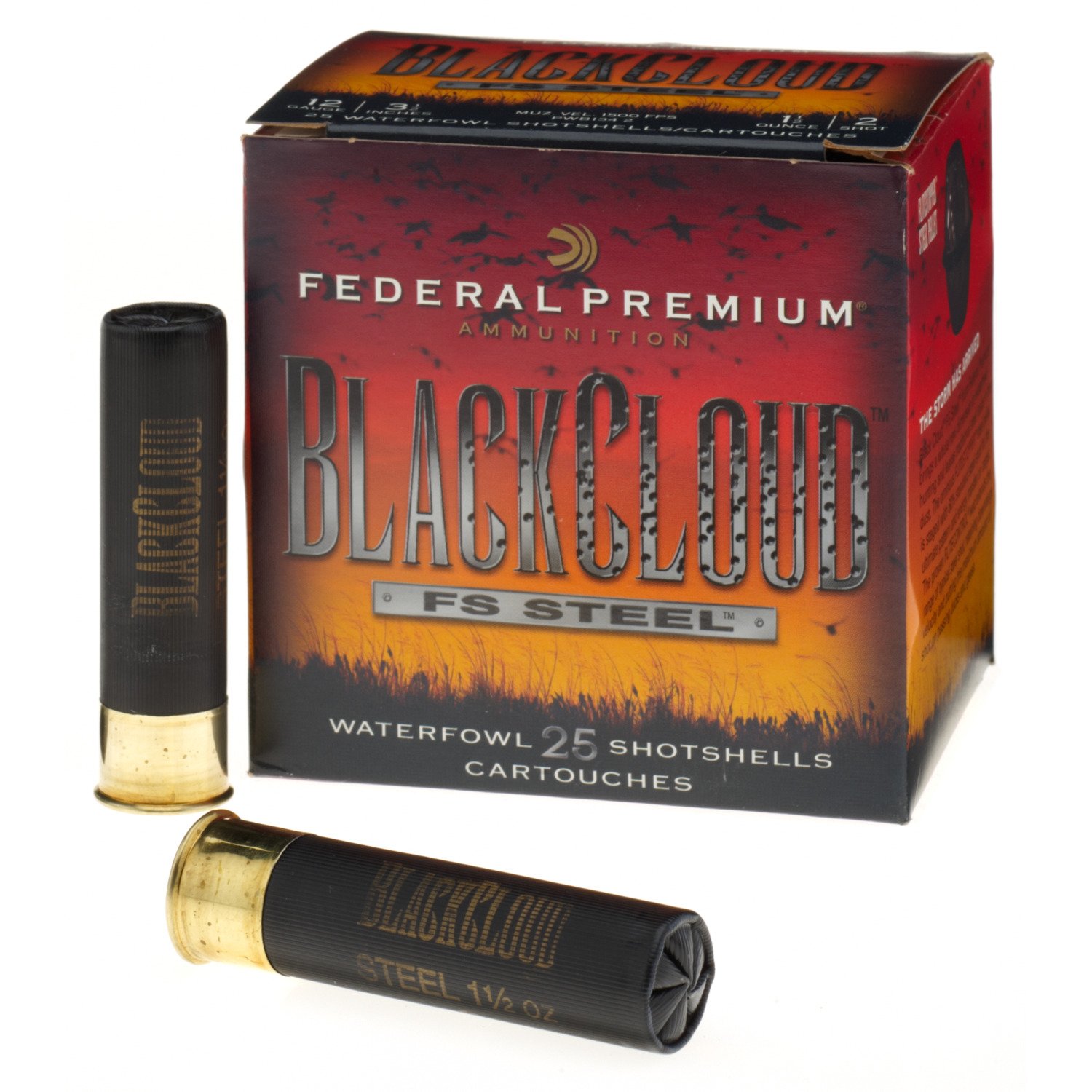Federal Premium® Black Cloud® FS Steel® 12 Gauge Shotshells