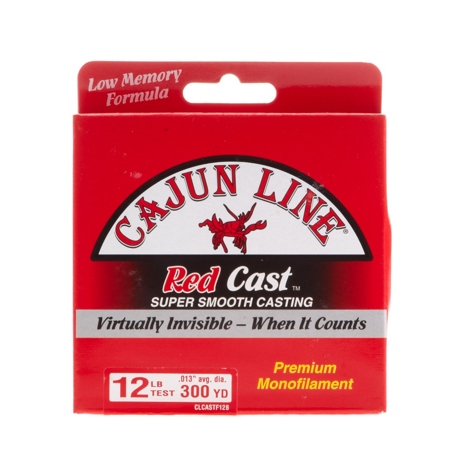 Cajun Line Red Cast 12 lb - 330 yards Monofilament Fishing Line